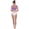 Amethyst Purple Bandaged Up Bikini Top View2
