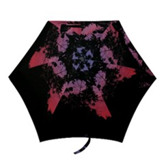 Sunset Landscape High Contrast Photo Mini Folding Umbrellas by dflcprintsclothing