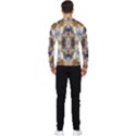 Retro Hippie Vibe Psychedelic Silver Men s Long Sleeve Rash Guard View2