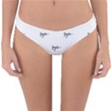 Tribal Style Symbol Drawing Print Pattern Reversible Hipster Bikini Bottoms View3