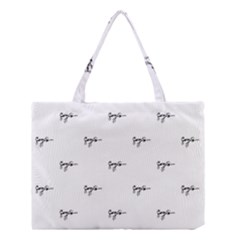 Tribal Style Symbol Drawing Print Pattern Medium Tote Bag by dflcprintsclothing