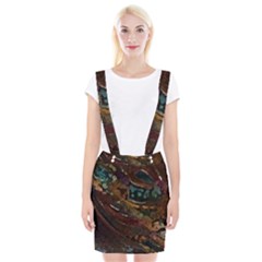Abstract Art Braces Suspender Skirt by Dutashop