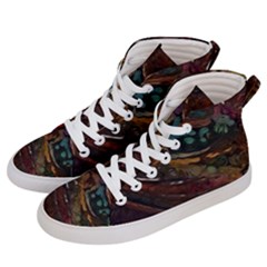 Abstract Art Women s Hi-top Skate Sneakers by Dutashop