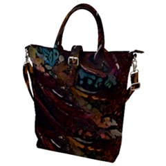 Abstract Art Buckle Top Tote Bag by Dutashop