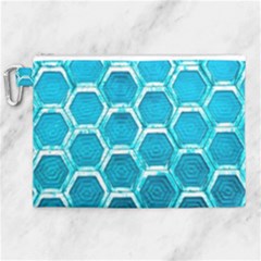 Hexagon Windows Canvas Cosmetic Bag (xl) by essentialimage365