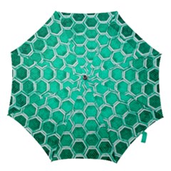 Hexagon Windows Hook Handle Umbrellas (large) by essentialimage365
