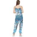Crystal Blue Tree Sleeveless Tie Ankle Jumpsuit View2
