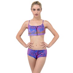 Tree Sunset Layered Top Bikini Set by icarusismartdesigns