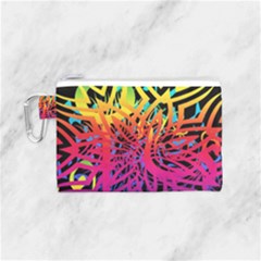 Abstract Jungle Canvas Cosmetic Bag (small) by icarusismartdesigns