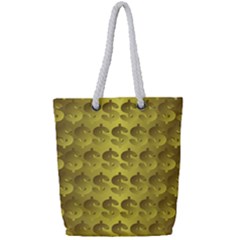 Account Dollar Full Print Rope Handle Tote (small) by Dutashop