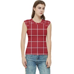 Red Buffalo Plaid Women s Raglan Cap Sleeve Tee by goljakoff