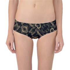 Modern Intricate Print Pattern Classic Bikini Bottoms by dflcprintsclothing