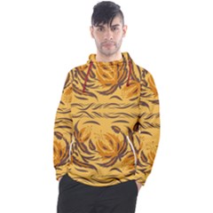 Folk Flowers Men s Pullover Hoodie by Eskimos