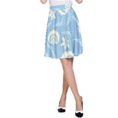 Blue Fantasy A-line Skirt by Eskimos