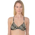 Vintage Ornate Interlace Pattern Reversible Tri Bikini Top View3