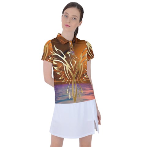 Pheonix Rising Women s Polo Tee by icarusismartdesigns
