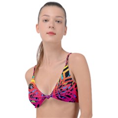 Abstract Jungle Knot Up Bikini Top by icarusismartdesigns