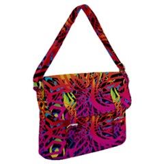 Abstract Jungle Buckle Messenger Bag by icarusismartdesigns