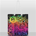 Abstract Jungle Full Print Rope Handle Tote (Large) View1
