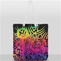 Abstract Jungle Full Print Rope Handle Tote (Large) View2