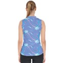 Jelly Fish Mock Neck Shell Top View2