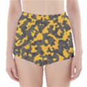 Camouflage jaune/vert  High-Waisted Bikini Bottoms View1