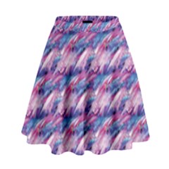 Pink Purple Shade High Waist Skirt by designsbymallika