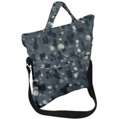 Abstract Texture Surface Print Fold Over Handle Tote Bag by dflcprintsclothing