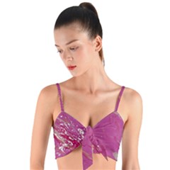 My Pour Cup Painting 1 Cbdoilprincess B85ce3ba-6b55-4b89-b882-d6eeb79129ac Woven Tie Front Bralet by CBDOilPrincess1