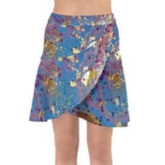 My Pour Cup Painting 7 1 Cbdoilprincess   Df5b0c77-5a26-49cd-826f-75cf5d9c0a00 Wrap Front Skirt by CBDOilPrincess1