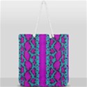 Snake Print CBDOilPrincess 4be14ba2-4032-43e6-a099-7f7e7f0d7362 Full Print Rope Handle Tote (Large) View2