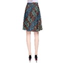 Multicolored Mosaic Print Pattern A-Line Skirt View2