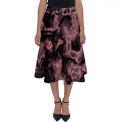 Plasma Storm Perfect Length Midi Skirt by MRNStudios