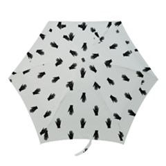 Vampire Hand Motif Graphic Print Pattern Mini Folding Umbrellas by dflcprintsclothing
