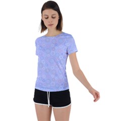 Circle Back Circle Cutout Sports Tee by SychEva
