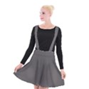 Carbon Grey Suspender Skater Skirt View1
