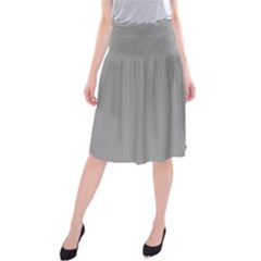 Drizzle Grey Midi Beach Skirt by FabChoice