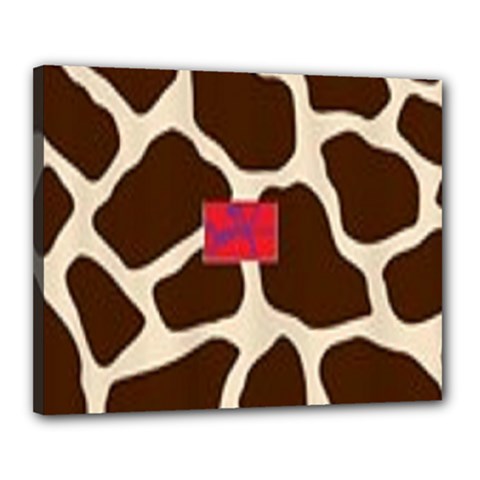Palm Tree Canvas 20  X 16  (stretched) by tracikcollection