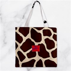 Palm Tree Zipper Grocery Tote Bag by tracikcollection