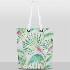  Palm Trees By Traci K Full Print Rope Handle Tote (small) by tracikcollection