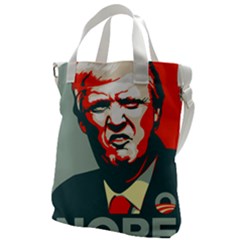 Trump Nope Canvas Messenger Bag by goljakoff
