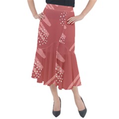 Terracota  Midi Mermaid Skirt by Sobalvarro