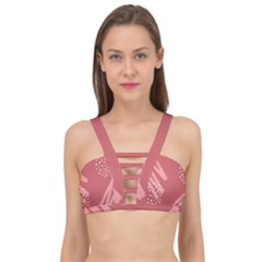 Terracota  Cage Up Bikini Top by Sobalvarro
