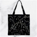 Abstract Surface Artwork Zipper Grocery Tote Bag View2
