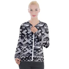 Royalcrowns Casual Zip Up Jacket by PollyParadise