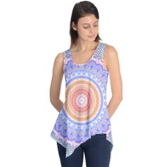 Pretty Pastel Boho Hippie Mandala Sleeveless Tunic by CrypticFragmentsDesign
