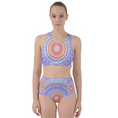 Pretty Pastel Boho Hippie Mandala Racer Back Bikini Set by CrypticFragmentsDesign