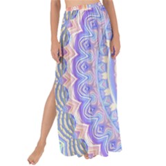 Pretty Pastel Boho Hippie Mandala Maxi Chiffon Tie-up Sarong by CrypticFragmentsDesign