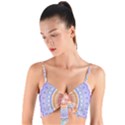 Pretty Pastel Boho Hippie Mandala Woven Tie Front Bralet View1