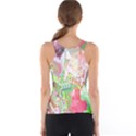 Boho Hippie Trippy Psychedelic Abstract Hot Pink Lime Green Tank Top View2